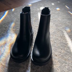 Black boots